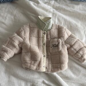 Kith Sherpa Jacket with Embroidered Logo